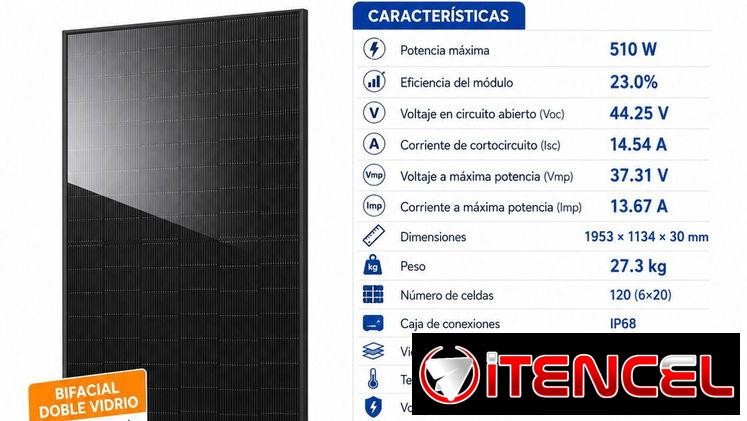 PANEL SOLAR JA SOLAR 510W