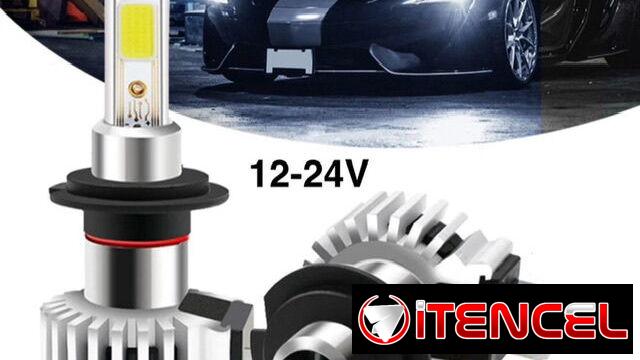Vendo lo mejor en luces LED de carretera modelos H1 H3 HB3 H4 H7 H8 H11 9005 9006 880 de 12 y 24volt para autos motos