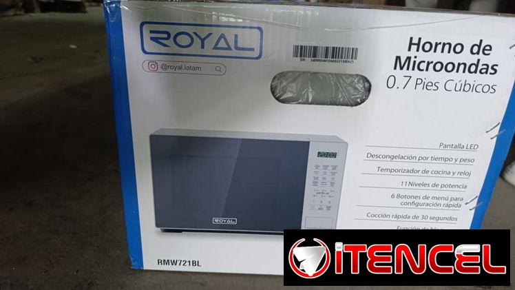 HORNO MICROONDAS ROYAL 20L GRIS, ENTREGA DE FACTURA, VARIEDAD DE ELECTRODOMÉSTICOS, ETC