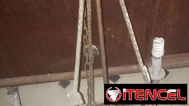 Vendo lampara antigua de Bronce.