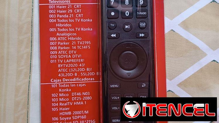 CONTROL REMOTO UNIVERSAL