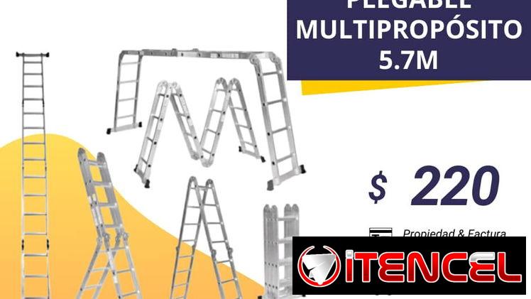 Escalera Plegable Multipropósito 5.7m
