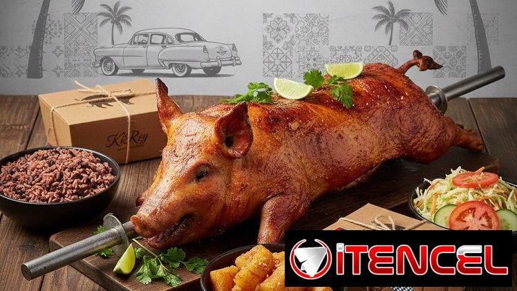 Comida Criolla .Cerdo asado con arroz moro,yuca con mojo y ensalada de temporada.Para cualquier fecha especial .