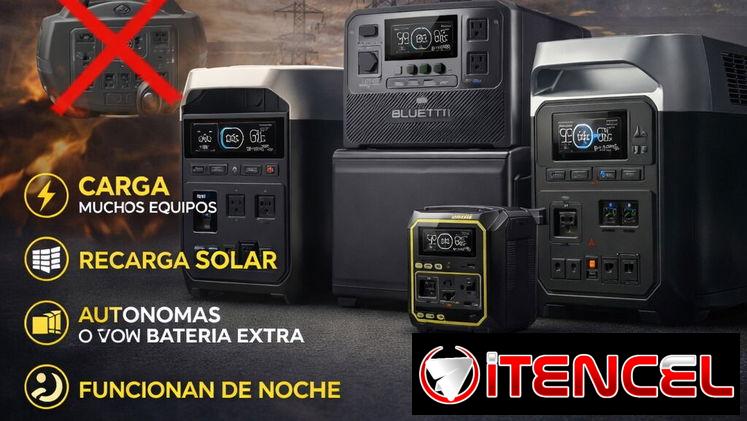 Estaciones de energía portátiles EcoFlow y Bluetti | Solución real contra apagones en Cuba