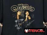 Camisetas negras temáticos de Rock