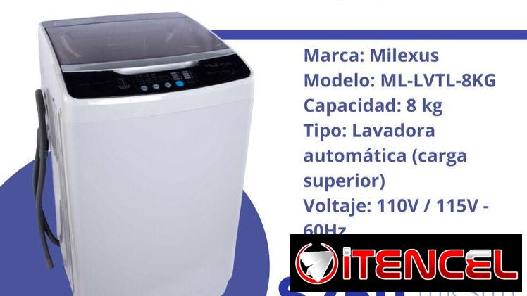 Lavadora Automática 8kg Milexus