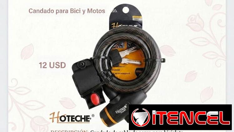 Candado 1m para bicicleta etc, – 12 USD 🌺JS🌺