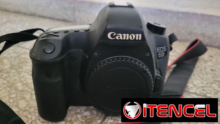 Cámara canon eos 6D para piezas 3 baterigrip 1 flash defectuoso  Lente anillo rojo 24-105mm que pone error 01