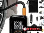 Compresor de aire para neumáticos y Cargador de batirías para autos y motos