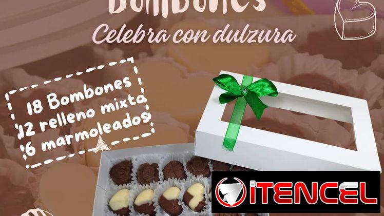 🎁 Caja Regalo con bombones, Chocolates Alile 🎁