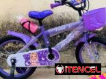 Bicicletas medida 16 nuevas en su caja con accesorios para niños y niñas de 4 a 8 años color rosada,roja y morada