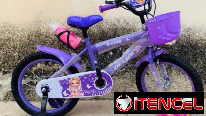 Bicicletas medida 16 con casco ,pomo de agua y cesta en la bici  de varios colores para niños y niñas nuevas en su caja