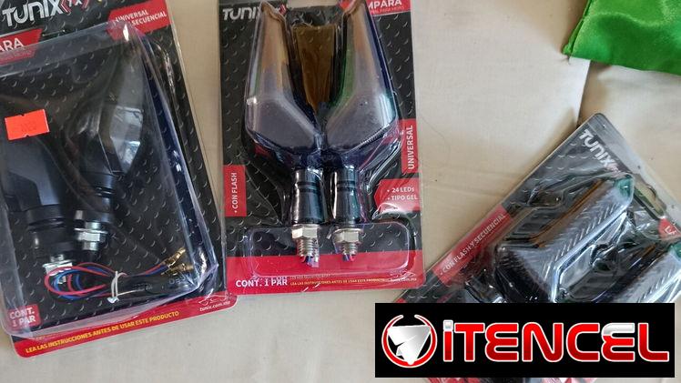 Variedad de intermitentes de moto