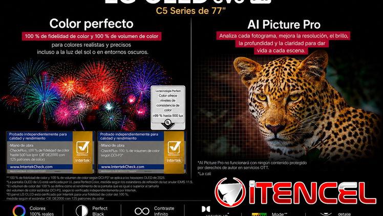 LG OLED evo AI C5 de 77” pulgadas ( 2025 )