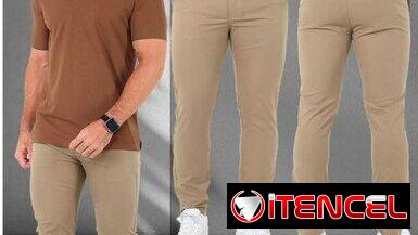 Ropa para hombres y estos pantalones de vestir de diferentes modelos y tallas. Precio: 24 usd o 13200 mn.