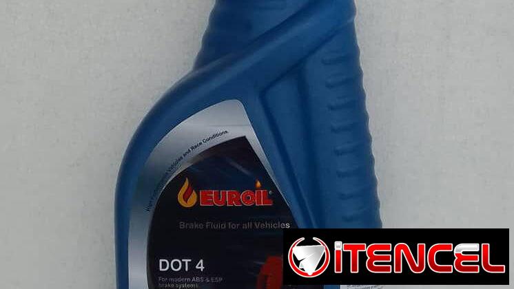 Líquido de frenos DOT-4 Euroil 1L – 10 USD