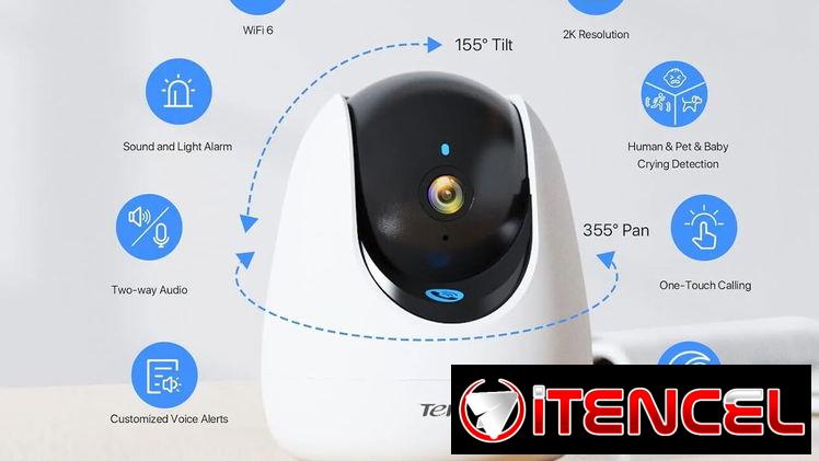 Tenda CP3 Pro Cámara de seguridad 2K para interiores