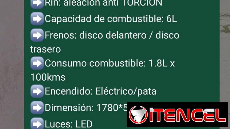 Moto nueva de gasolina
