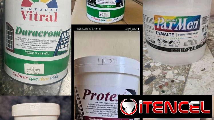 Pintura de Esmalte, Aceite, Anticorrosivo y Barniz original sellado e importado para interior y exterior