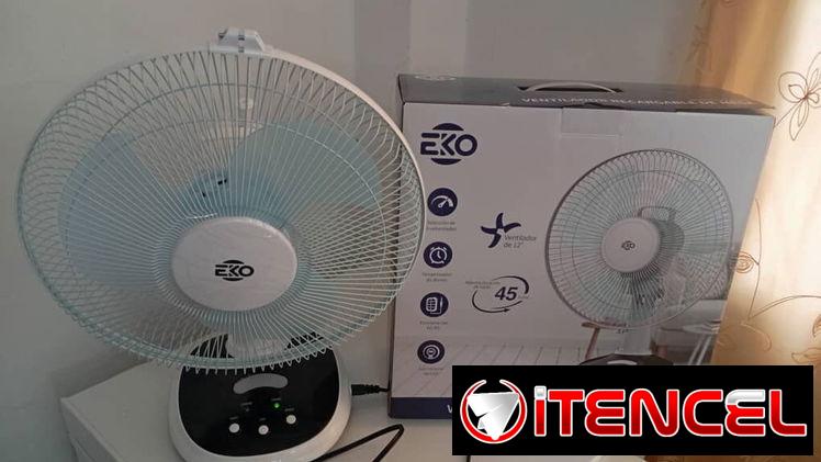 VENTILADOR RECARGABLE, MARCA EKO