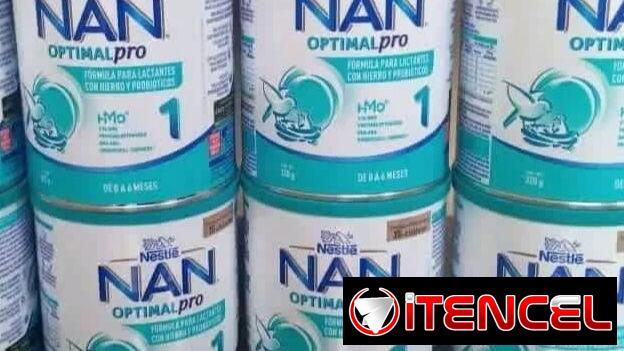 Nan 1ra etapa 320g, Nan 3ra etapa 1,6kg, Nido (1+) 2,7kg