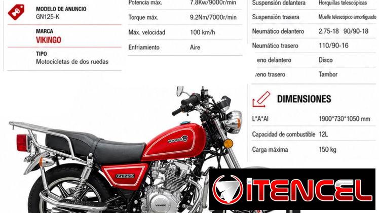 Moto 125cc marca VIKING