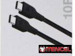 * Cable USB-C a USB-C Quikcell 10 ft Braided
