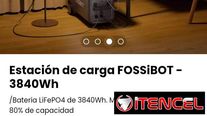 Estación de carga FOSSiBOT – 3840Wh. Nueva