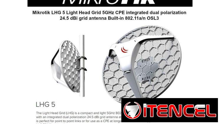 (Calidad para tu Conexión)… 170 usd  ⭐⭐⭐   Mikrotik LGHG5⭐⭐⭐  (Como Nuevo) ,Internacional  (Blanquito), Optimas condic