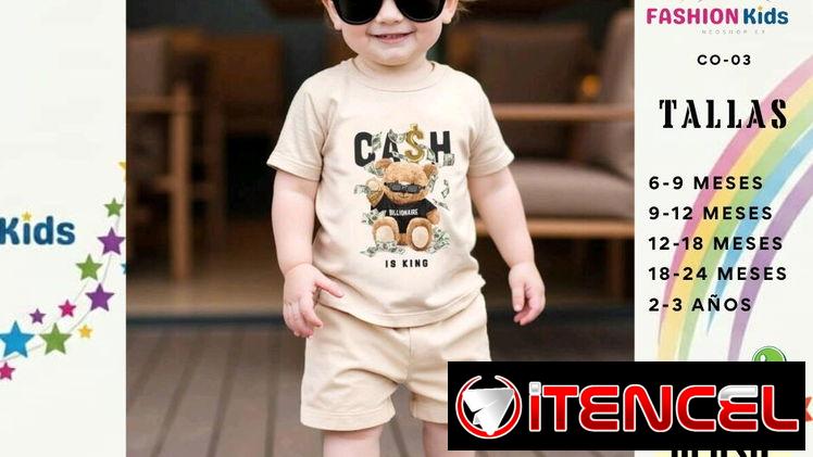 CONJUNTO DE SHORT PARA NIÑOS