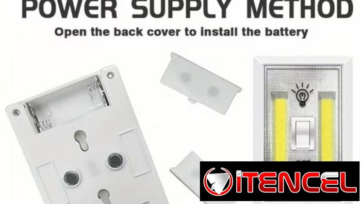 Lampara tipo interruptor