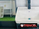 Mueble con lavamano + espejo y mescladora