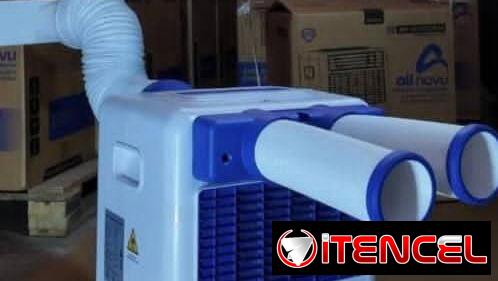 El ventilador recargable ya no es suficiente 🥵♨️  Ay, usted necesita un AIRE PORTÁTIL (110v y 3/4) 🚘 incluido