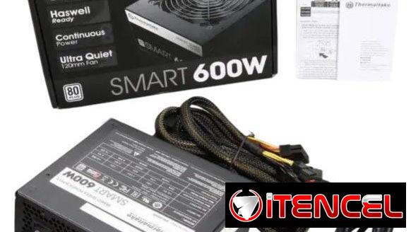 Fuente THERMALTAKE SMART 600 (600W/42A) 80+ Standard, NUEVA en caja
