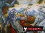 Reproducciones de pinturas de artistas cubanos