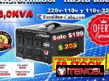 SOLAR CONVERTIDOR DE VOLTAJE DE 5.0 KVA 220 V – 110 V – 220 V