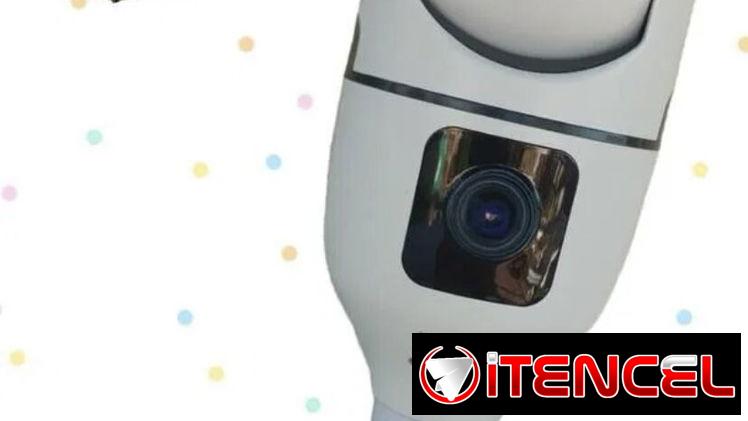 Cámara de seguridad tipo bombillo doble cámara