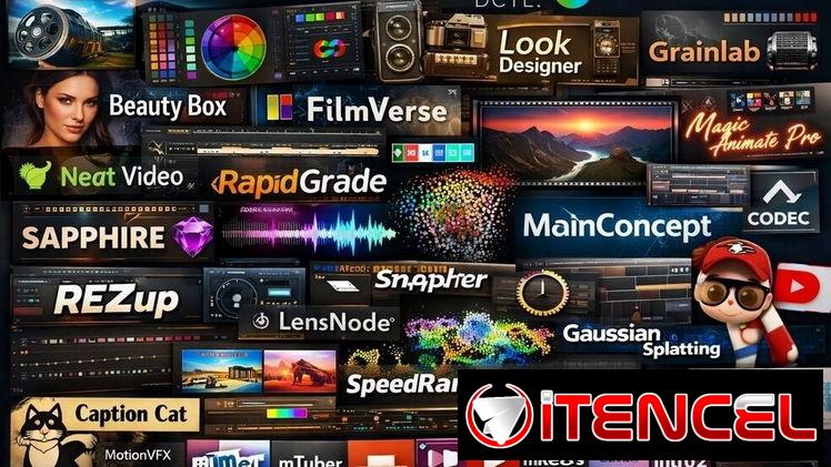 🟠 DAVINCI RESOLVE STUDIO PLUGINS. También: PowerGrades,Plantillas,Tutoriales (LOS PACKS EXCLUSIVOS DEL PAÍS)