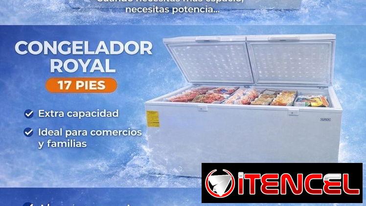 Neveras de 17 pies doble puerta marca Royal, nuevas con garantía en 551 USD