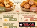 Croquetas de Pollo, Jamón, Queso. Bolitas de queso, Bolitas de Queso y Jamón.