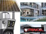 Cámara solar vigilancia exterior 8Mpx/ 2 cámaras