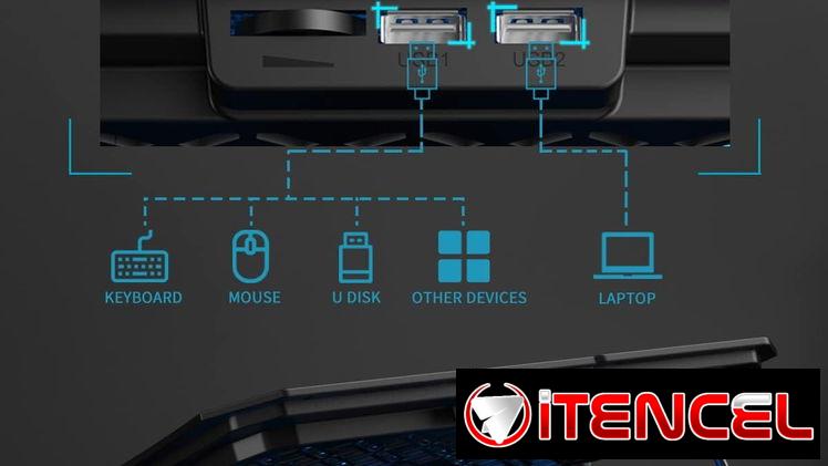 Stand de enfriamiento KeiBn S039 para laptops | videojuegoshabana.com