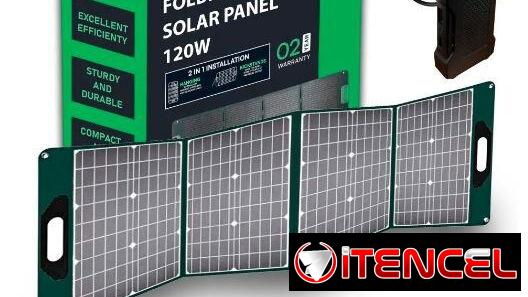 PANELES SOLAR  PORTATIL 120 WATT PARA CARGAR ESTACION DE ENERGIA COMO  ECOFLOW Y MAS