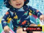 Trajes de baño para niñas y niños de todas las edades.