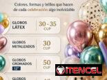 Cinta de arco y de contacto para globos, globos burbuja, cromados, con confetis, latex, de número,