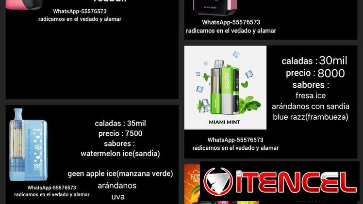Cigarros electrónicos vapers