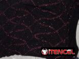 Vestido de noche talla M marca Bandolli new con etiqueta. Rojo vino con brillo al frente. Para cualquier edad