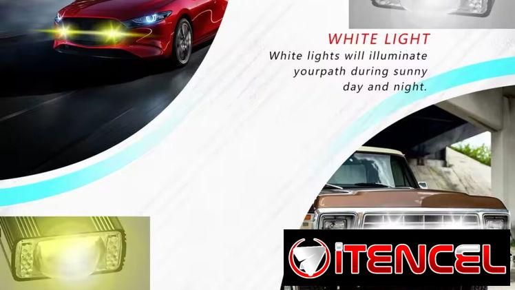 Proyectores q tiran duro y varios colores. Luz blanca, amarilla, azul y rojo, estrobo FBI. calidad. Para moto y carro. T