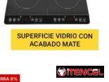 Cocina de inducción doble marca Milexus.