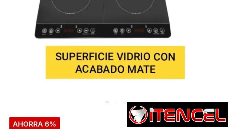 Cocina de inducción doble marca Milexus.